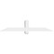 Ekena Millwork Eugene Architectural Grade PVC Gable Bracket, 60"W x 12 1/2"H x 4"D x 4"F, 5/12 Pitch GBP060X13X0404EUG00 - alternate 4